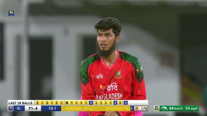  Wicket! Sri Lanka In Trouble As Jaker Picks Two In An Over