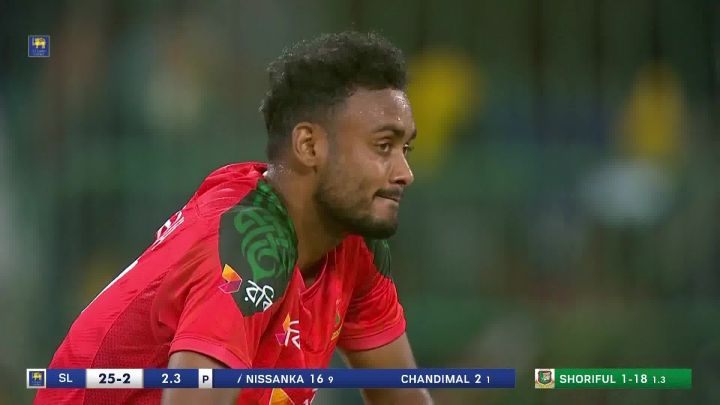 Dropped! Nissanka Survives As Shoriful Fails To Hold Onto It