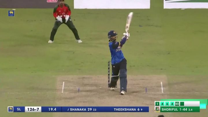 Big Over! Shanaka Runs Riot, Gets 22 In The Last Over