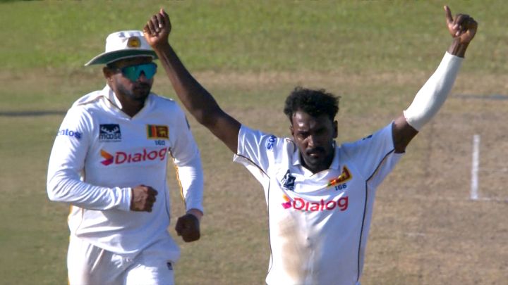 1st Test - Fall of Wickets - Bangladesh - 21 Jun 2025 