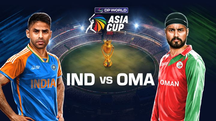 India vs Oman - 19 Sep 2025