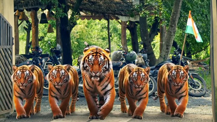 Mata Rani Ke Paanch Sher