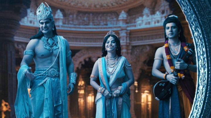 Chandra Dev Mocks Lord Ganesha