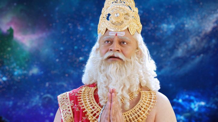 Brahma Dev Meets Krishna