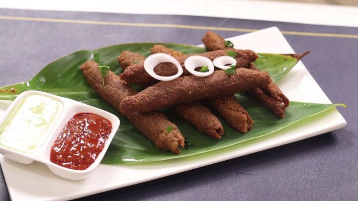 Soya Seekh Kebab