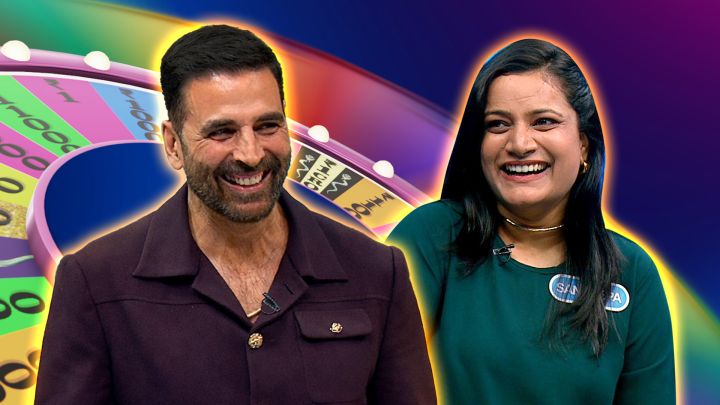 Sandeepa, Naresh And Alpana Spin The Wheel