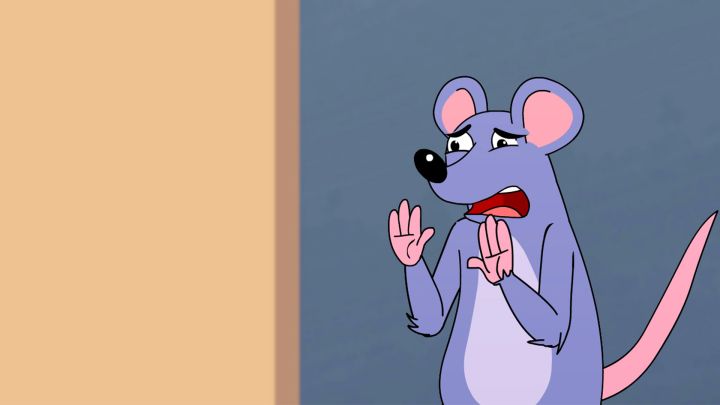 Prankster With Rubber Toys