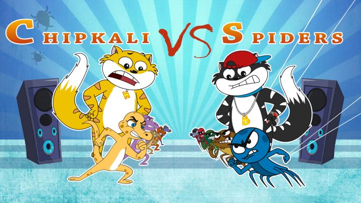 Chipkali Vs Spiders