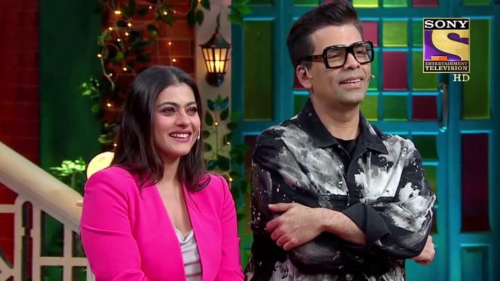 Karan Johar And Kajol Have Coffee With Kapil