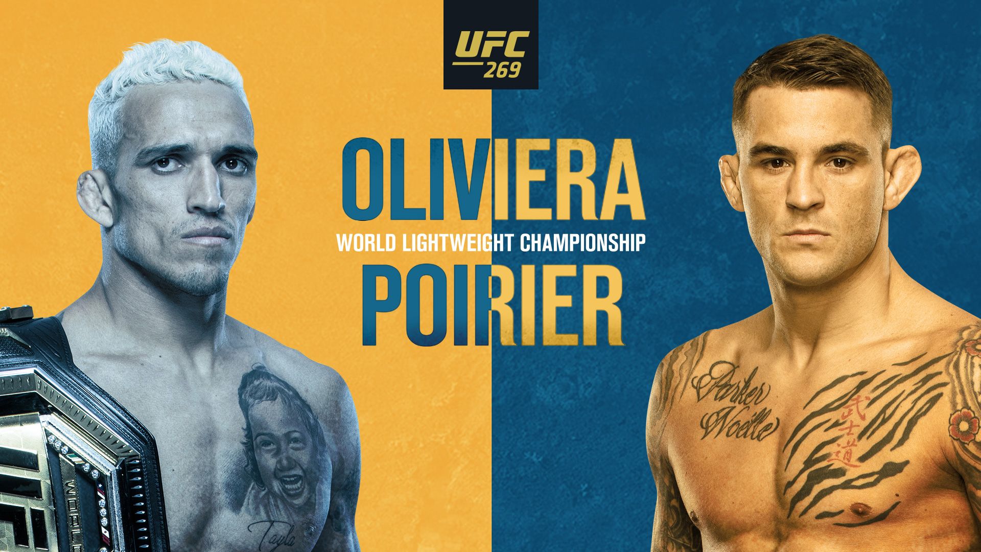 UFC 269 - Oliviera vs Poirier - 12 Dec 2021