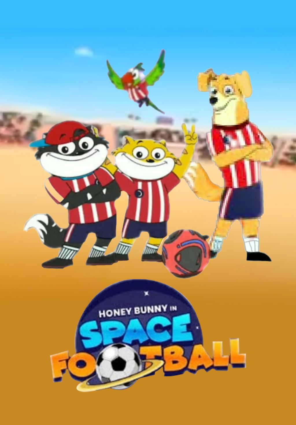 Honey Bunny In Spacefootball