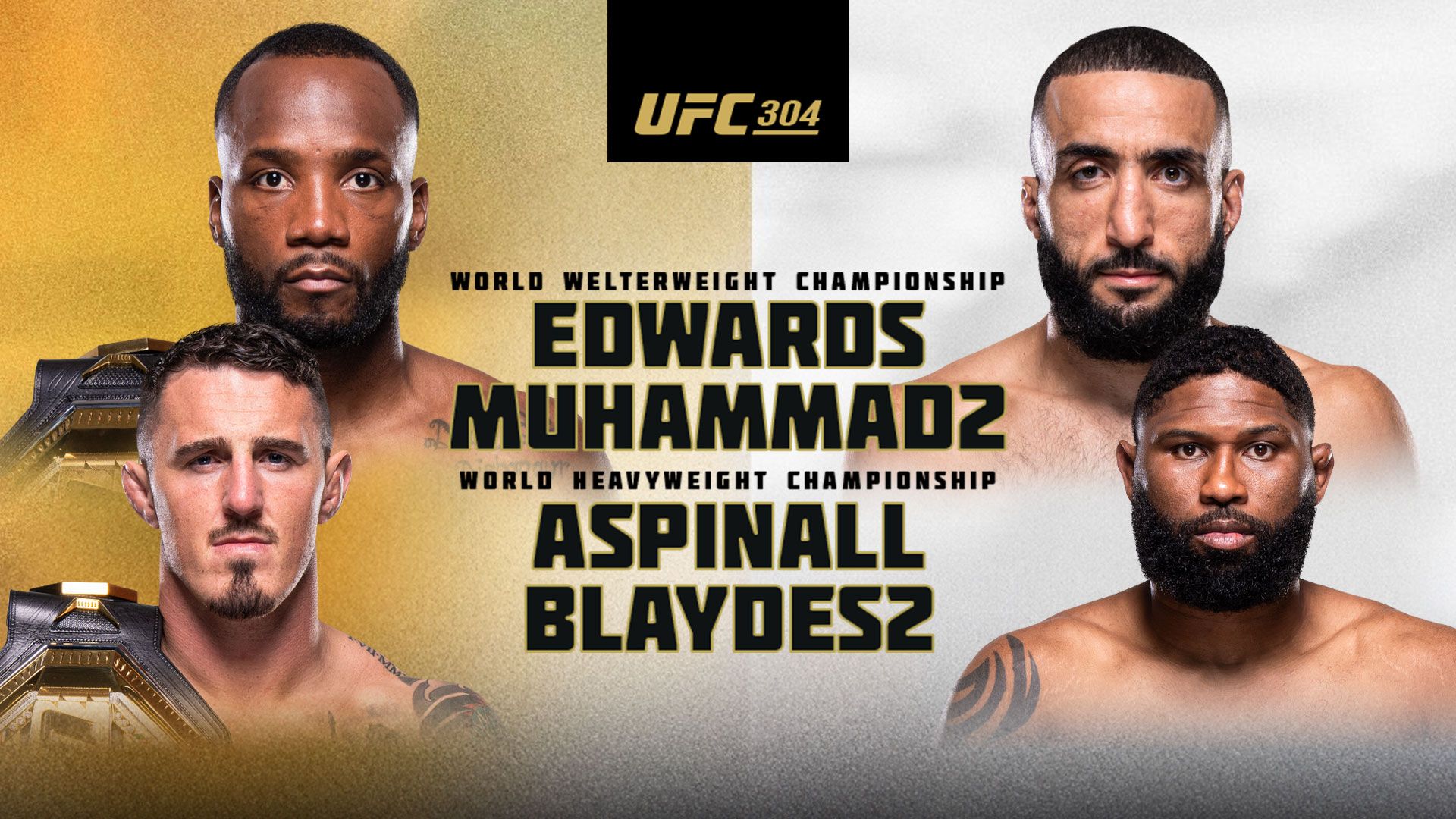 Edwards vs Muhammad 2 - UFC 304 - 28 Jul 2024