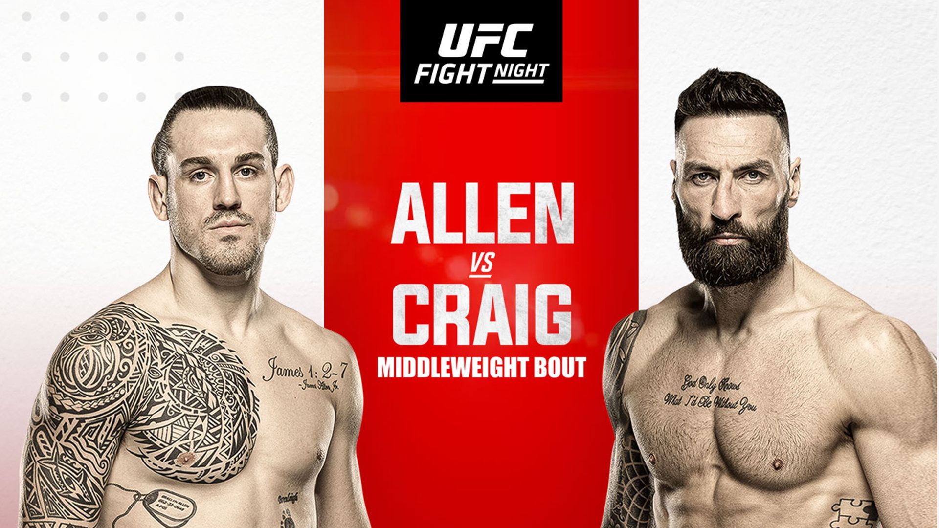 UFC Fight Night - Allen vs Craig - 19 Nov 2023