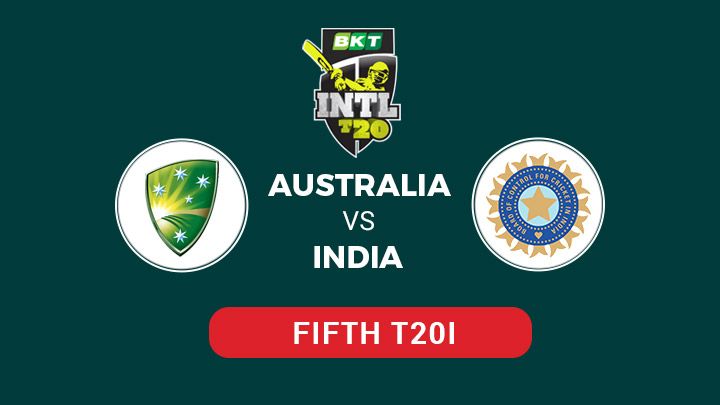 India vs Australia 2025 Fifth T20I